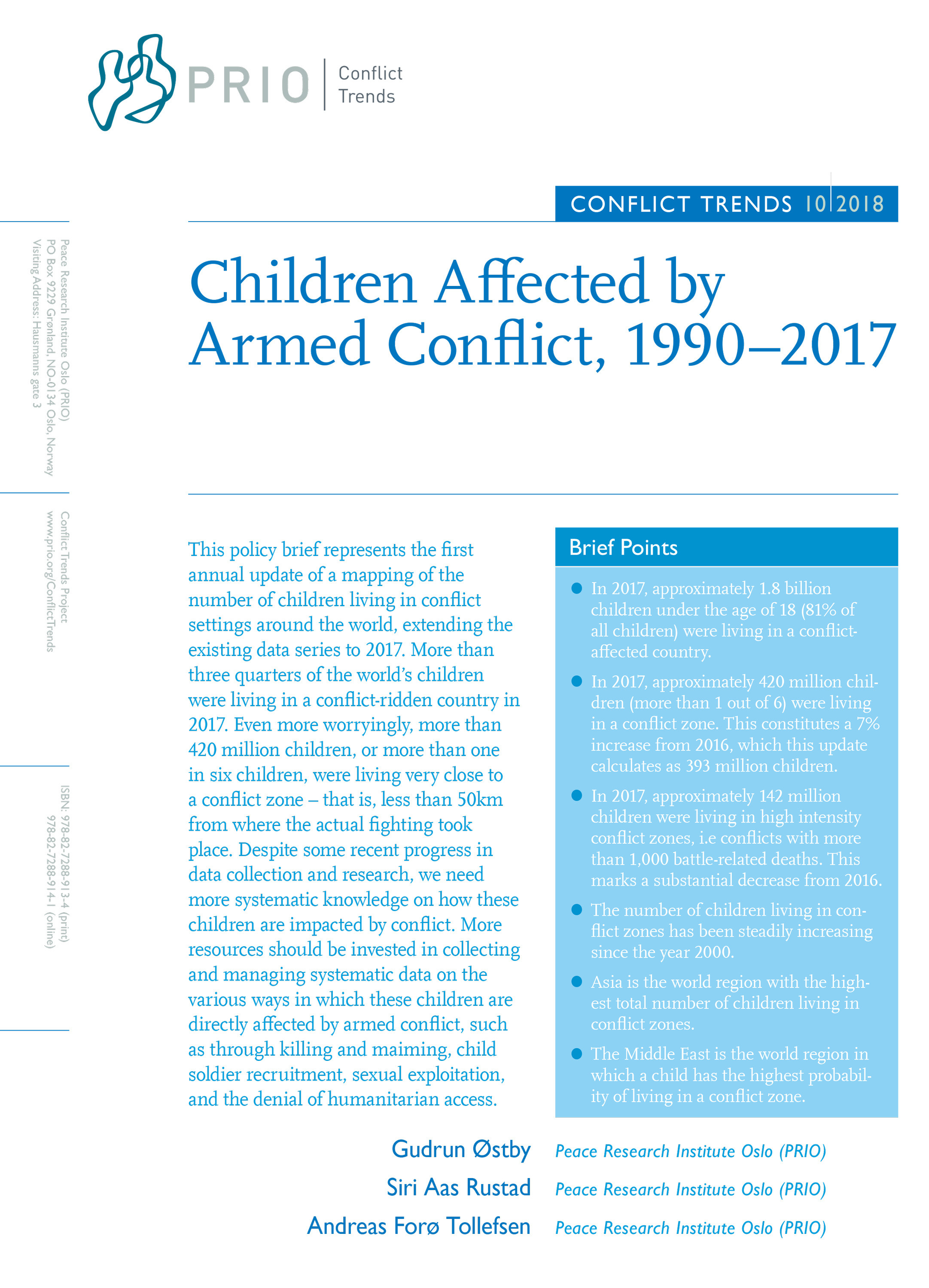 Front cover of publication